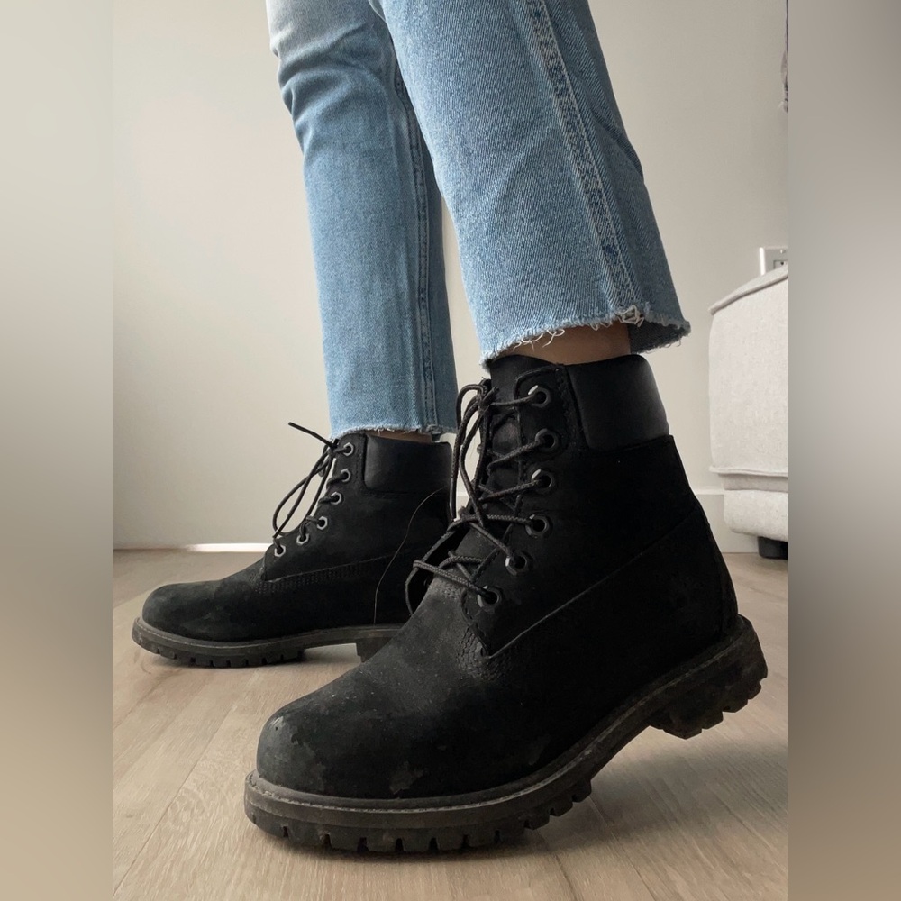 Timberland Premium 6-Inch Waterproof Womens 6 | Black Winter Boots